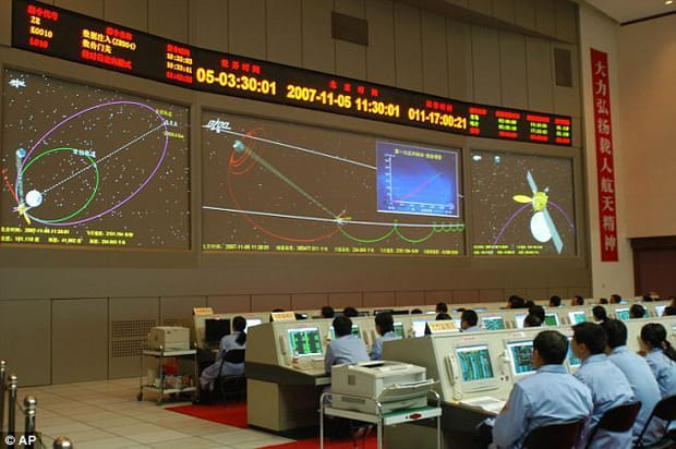Centrul de control al misiuni Chang'e 1