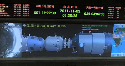 Centrul de control al misiunii Shenzhou-8
