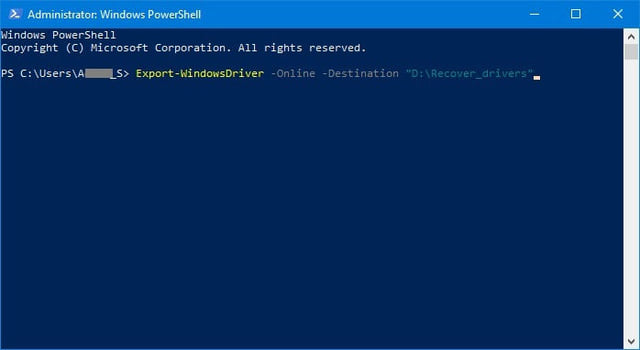Backup driver Windows 10/11